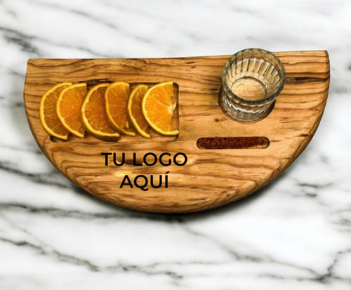 Tabla para mezcal circular