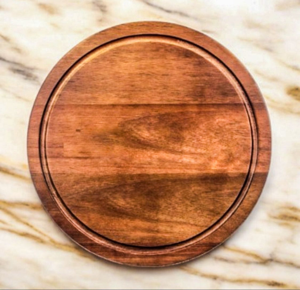 Tabla para pizza circular 35 cm con hendidura